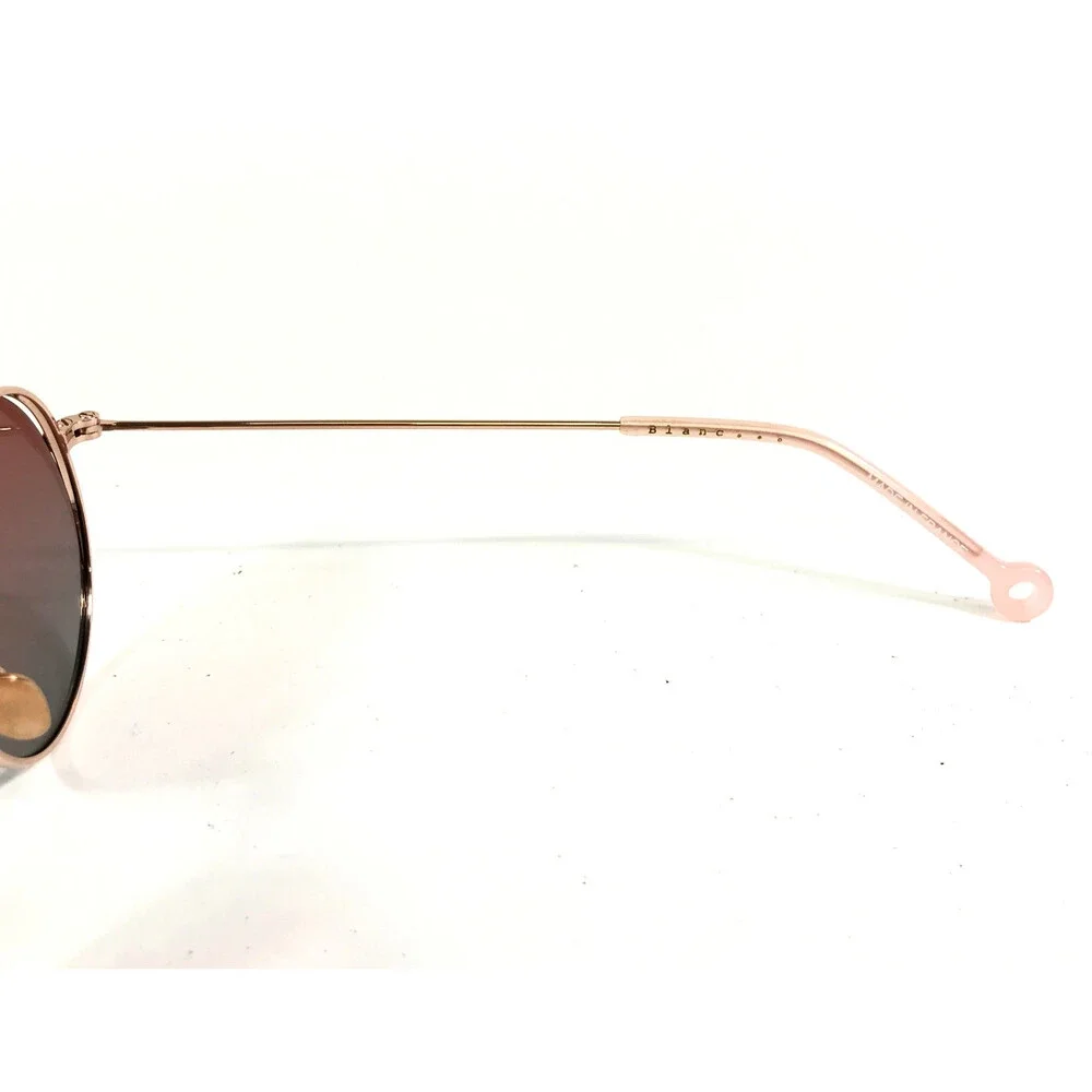 Nathalie Blanc Sunglasses ULYSSE 246 Rose Gold Frames with Pink Gradient Lenses